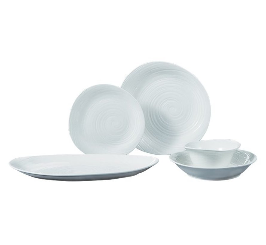 RICHARD REVEL DINNER SET 6 PERSONS / 25-PIECE WHITE