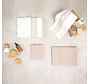 Karaca Home Mencia Offwhite-Beige 100% Cotton Bath Set