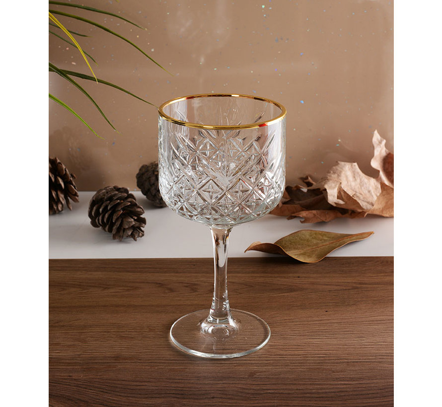 Pasabahce Timeless Gin Cocktailglas 4 Delig Gold Limanonline Com