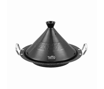 TEFFO TEFFO TAJINE GRANIET / ZWART 30CM  INDUCTIE GESCHIKT