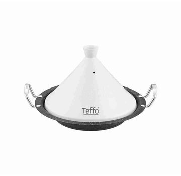 TEFFO TEFFO TAJINE GRANIET / BEYAZ 30CM  INDICTION UYUMLU