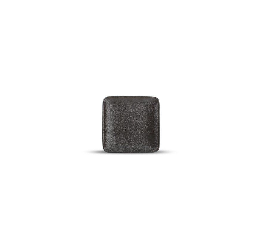 Plat bord 10x10cm black Dusk