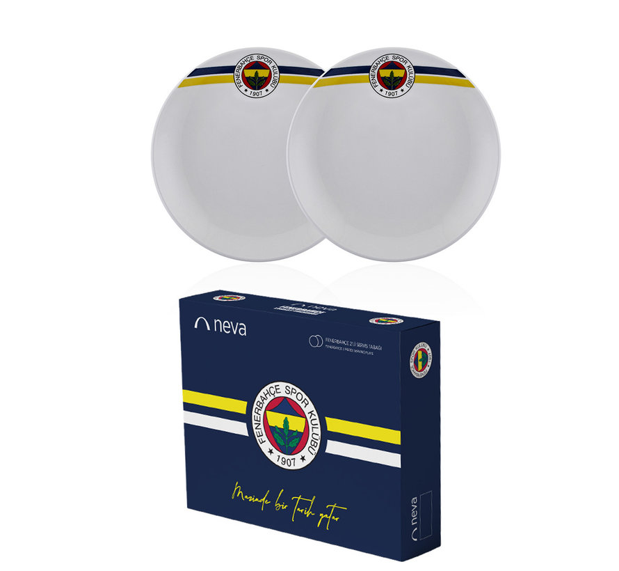 Neva Fenerbahçe Lisanslı Arma Logo 2'li Pasta Tabağı