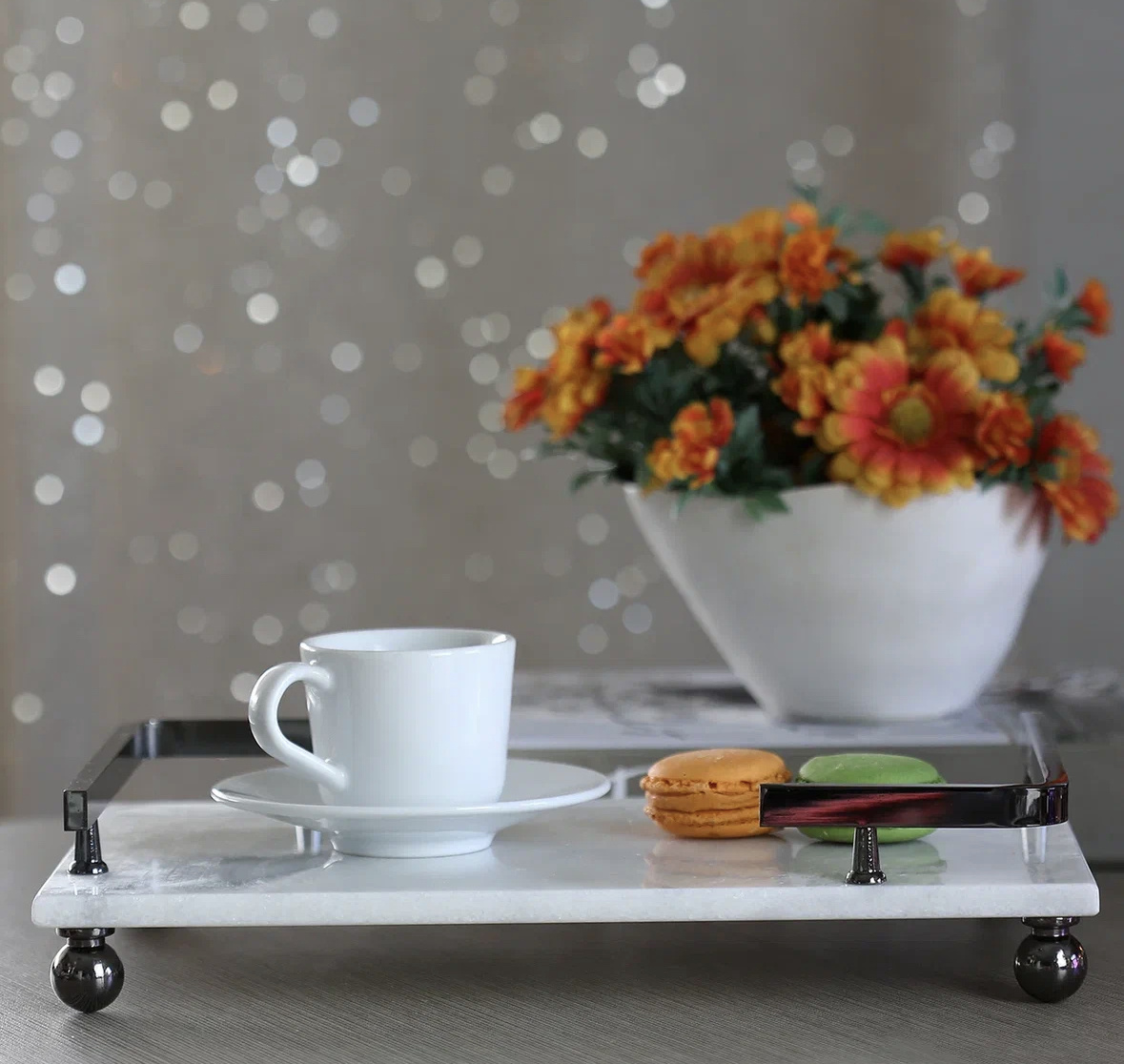 MARBLE WHITE GOLD L DISIGN 30 X 20CM TRAY LimanOnline marble-white-gold-l-disign-30-x-20cm-tray-limanonline