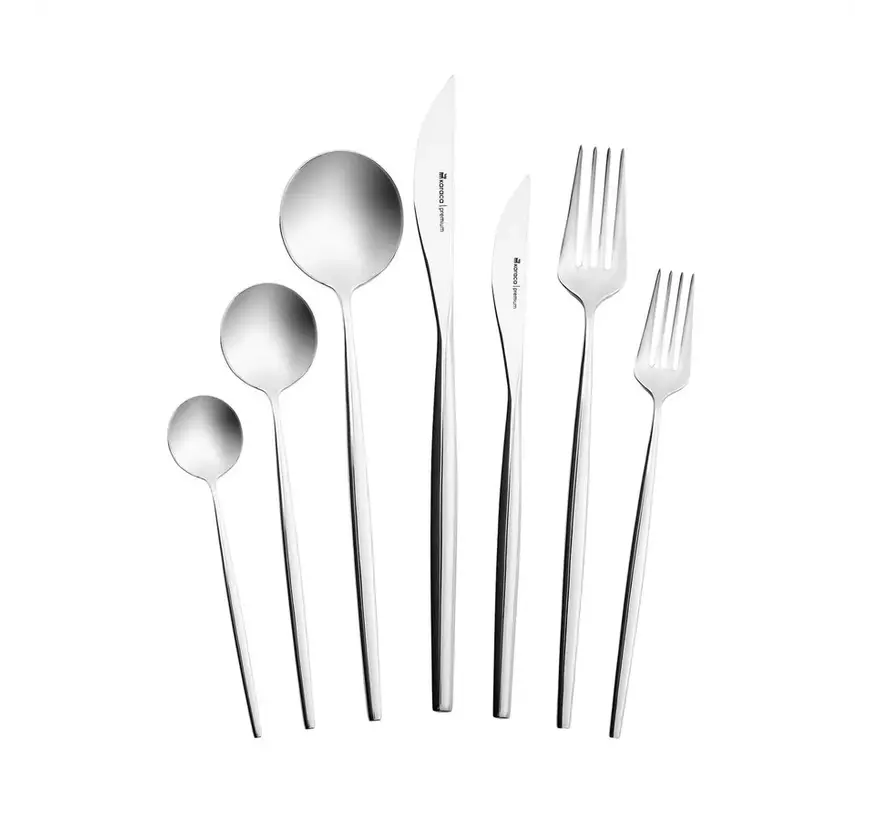 Karaca Mild 316+ 84 Piece Elegance Cutlery Set for 12 Person