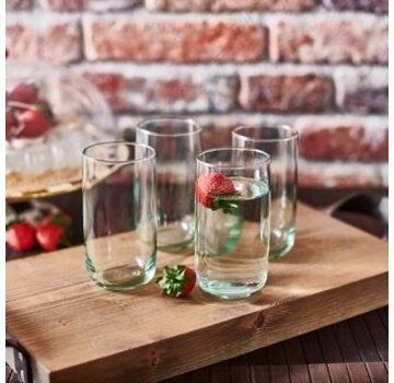 PASABAHCE Pasabahce Iconic Drinkglazen Groen 365cc 4 Delig