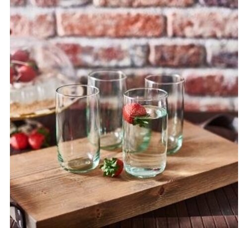 PASABAHCE Pasabahce Iconic Drinkglazen Groen 365cc 4 Delig