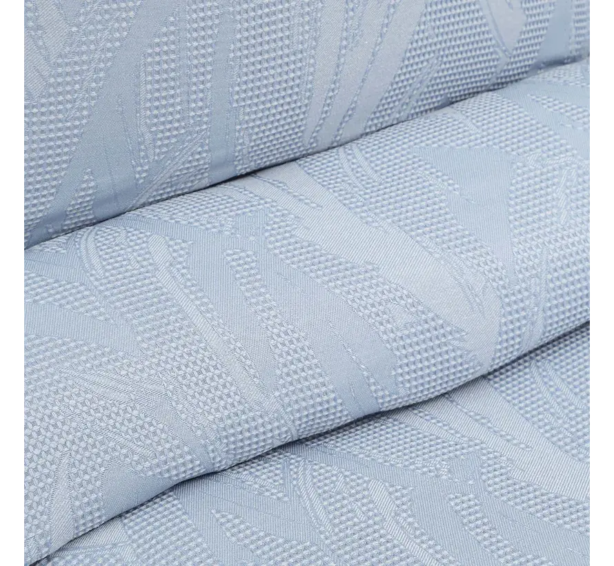 Karaca Home Blanche Waffle Bedspreiset Blauw