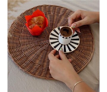 Rattan Placemat 35cm Per Stuk