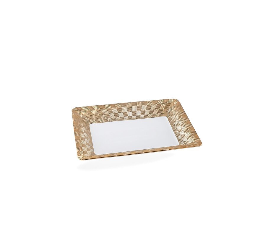 ACR Carmen Royal Dikdörtgen Gold Tabak - 37 cm