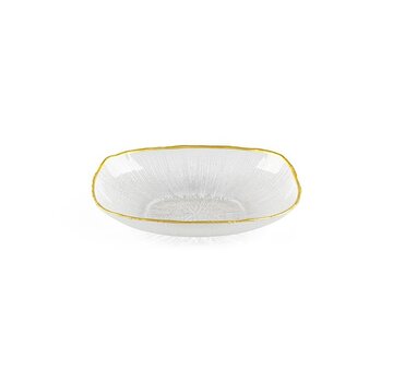 BRICARD PORCELAIN BRICARD REXY SCHALEN | 15 CM TRANSPARANT - GOUD  PER STUK