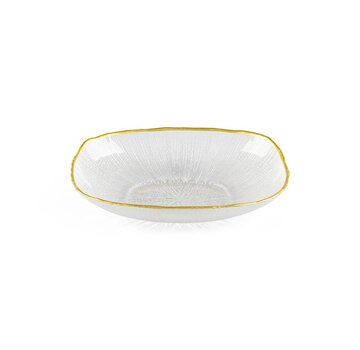 BRICARD PORCELAIN BRICARD REXY SCHALEN | 20 CM TRANSPARANT - GOUD  PER STUK