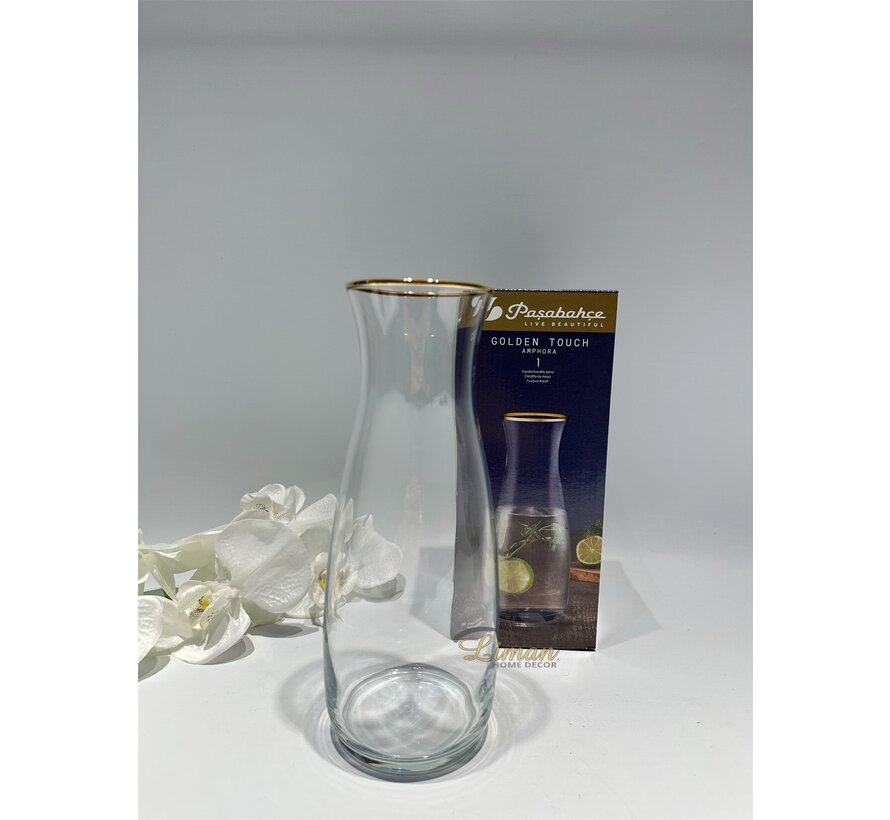 PASABAHCE AMPHORA GOLDEN TOUCH SURAHI 1180CC