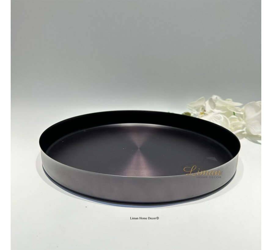 Serving tray 35cm black Bar