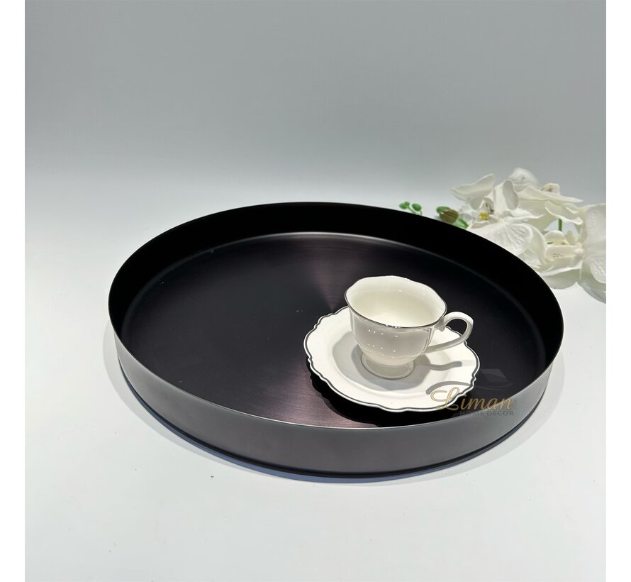 Serving tray 35cm black Bar