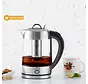 Karaca Led Işıklı Kettle Cam Bitki Çayı Makinesi İnox