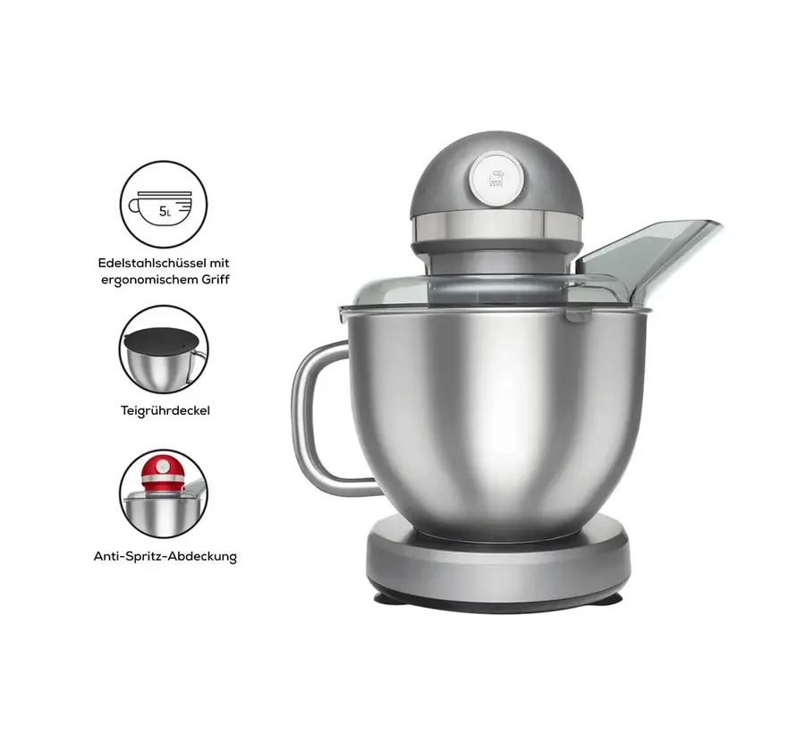 Karaca Mastermaid Chef keukenmachine Shiny Galaxy Grey