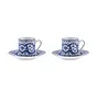 Karaca Gülhane Coffee Cup Set for 2 Person 80 ml