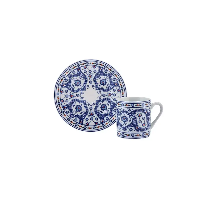 Karaca Gülhane Coffee Cup Set for 2 Person 80 ml