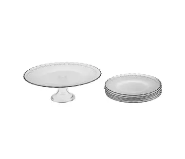 KARACA Karaca Firenze Platin 7-teiliges Dessert-Set