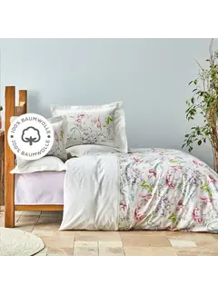 KARACA HOME Karaca Home Melosa Rosa 100% Baumwolle Doppel Bettbezug Set