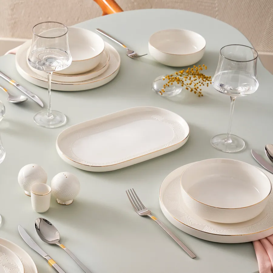 Marida Glazen Taartset, 7 Delig – Netherlands
