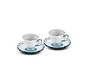 Karaca Samo Espressoset 4 Delig | 2 Persoons Turquoise