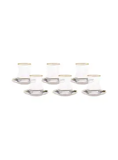 KARACA Karaca Pera Gold 18 Piece Tea Set