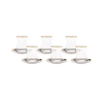 KARACA Karaca Pera Gold 18 Piece Tea Set