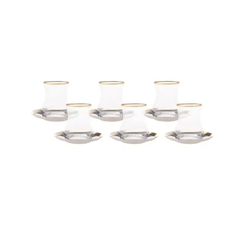 KARACA Karaca Pera Gold 18 Piece Tea Set