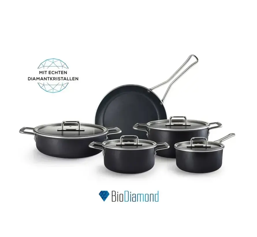 Karaca Biogranit Gray New 7 Piece Cookware Set –