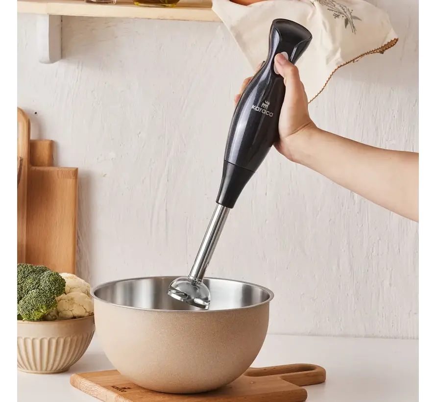 Karaca Shiny Black Hand Blender