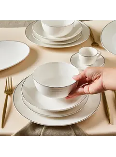Bella-M 40-Piece Porcelain Dinnerware Set – Nordic Abode
