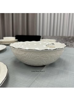 IPEK Ipek Porcelain Salata Kasesi Gumus