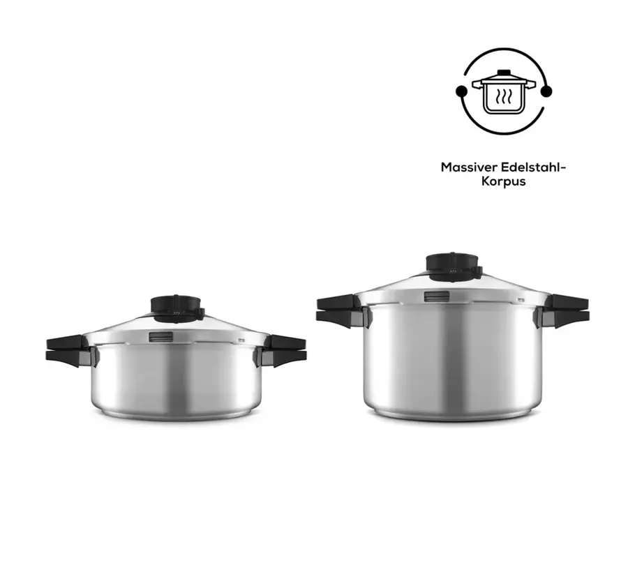 Karaca Quick and Safe Pressure Cooker Set 4+6 Lt