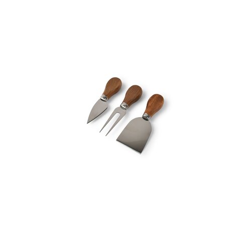 S & P Cheese knive set 3 pieces wood Fromage