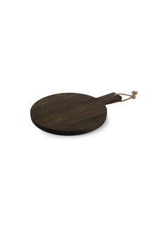 S & P Serving board 38x28cm round wood Ancient