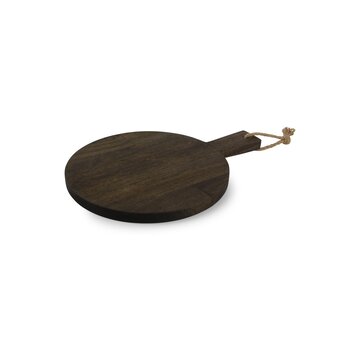 S & P Serving board 38x28cm round wood Ancient