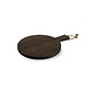 Serving board 38x28cm round wood Ancient