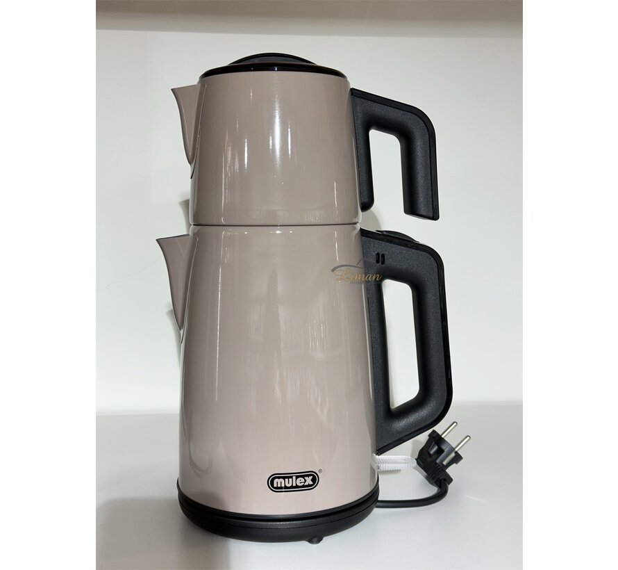 Mulex Elektrische Theepot 1 / 2 Liter Beige