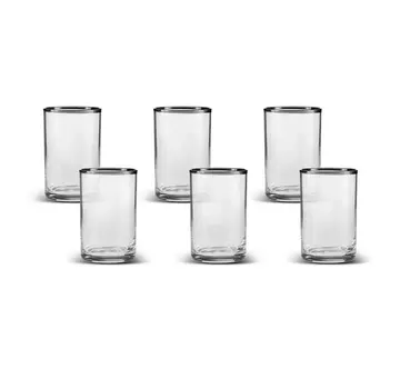 KARACA Karaca Işıl 6 Coffee-Side Glasses Platin for 6 Person