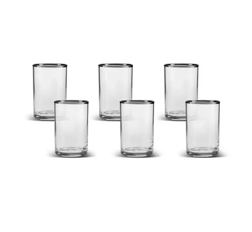 KARACA Karaca Işıl 6 Coffee-Side Glasses Platin for 6 Person