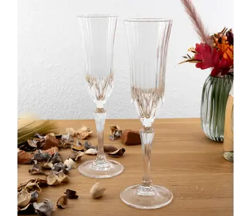 Rcr Adagio Champagne Glass, 6 Piece, 180 ml
