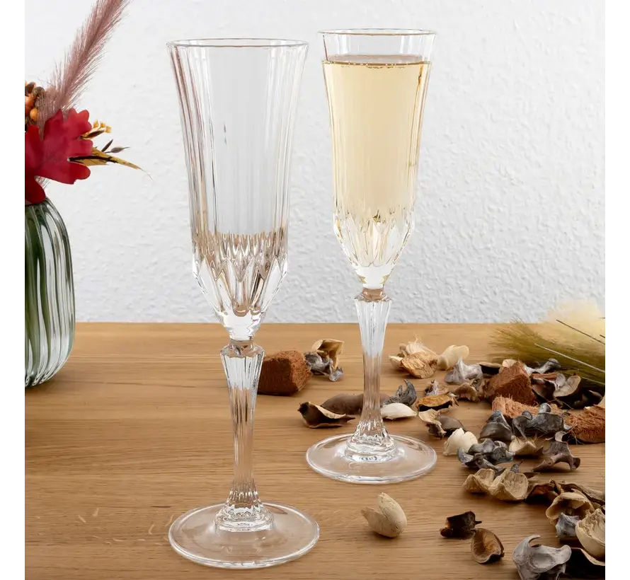 Rcr Adagio Champagne Glass, 6 Piece, 180 ml