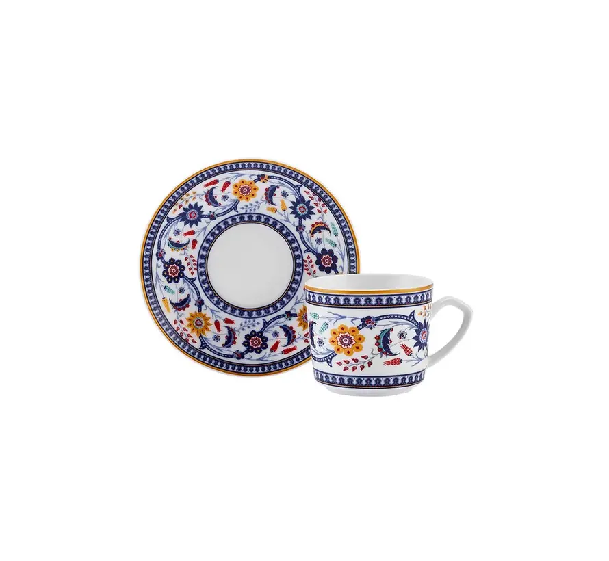 Karaca Linden Coffee Cup Set,2 Person, 80 ml