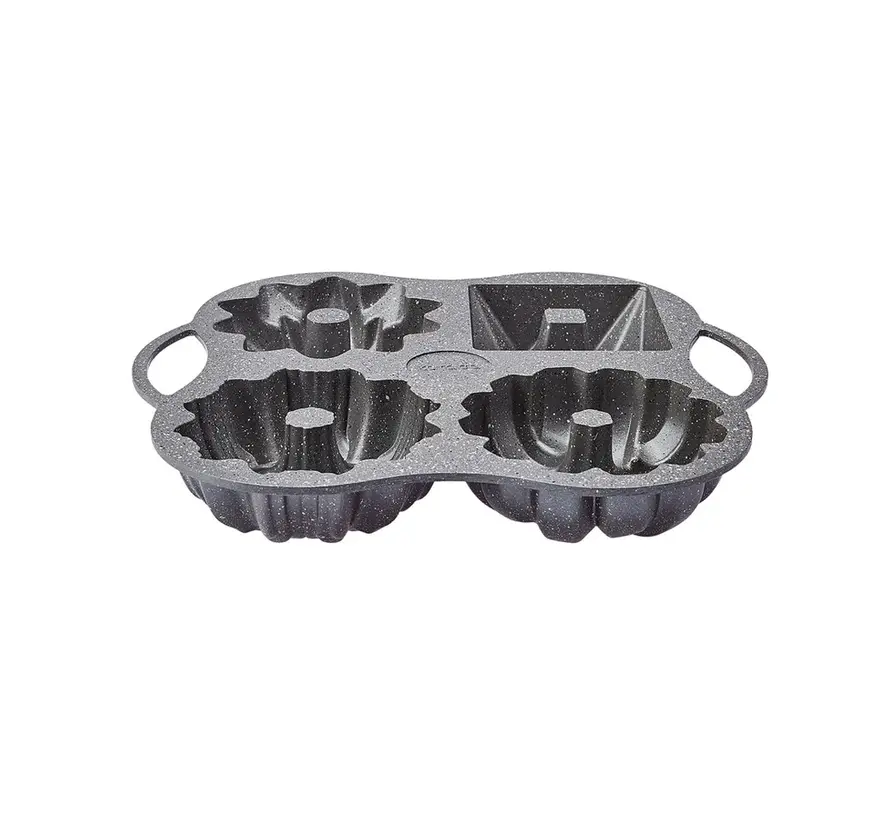 Karaca Cake Pro 4 Piece Anthracite Casting Cake Mold