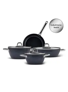 KARACA Karaca Biodiamond Powerful Inox Cookware Set, 7 piece