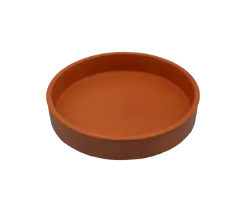 ERA-TEC Ceramic Pot / Clay Pot Round for Electric Stone Oven