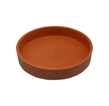 ERA-TEC Ceramic Pot / Clay Pot Round for Electric Stone Oven