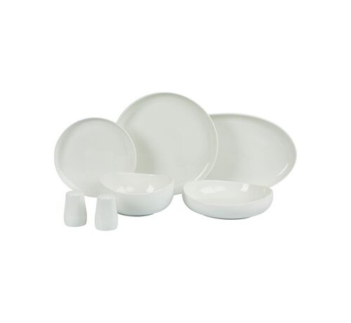 BRICARD PORCELAIN Bricard Porcelain Colmar 6-Persoons | 27-Delig Serviesset Wit